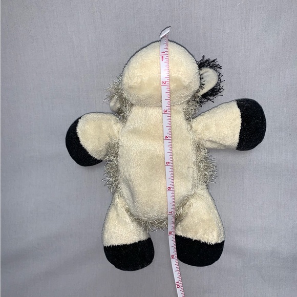 Ganz Webkinz Lil KINZ Cow Authentic Plush Stuffed Animal Black & White Lovey Toy - Picture 9 of 11